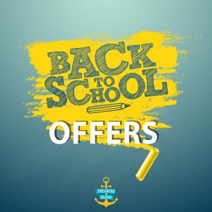 Back to school offers at Treasure Island
